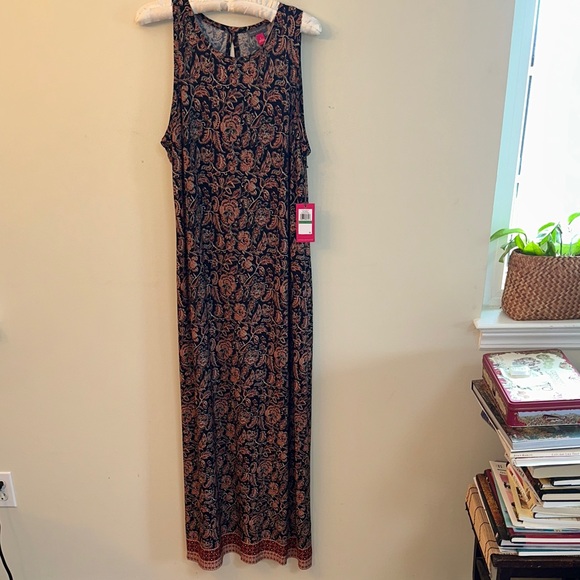 Vince Camuto Dresses & Skirts - NWT Vince Camuto Floral Maxi Dress • L • Rustic 826 • Keyhole Back